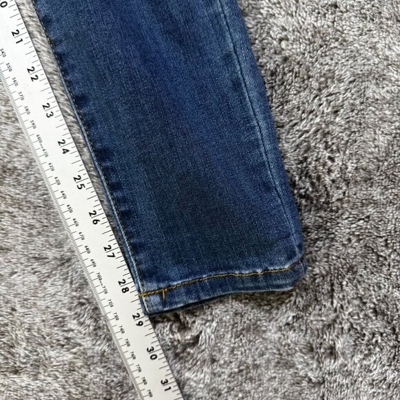 Judy Blue Jeans Sz 1/25 Distressed Leopard Print - Picture 7 of 8